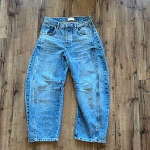 Free People Light Blue Flare Jeans